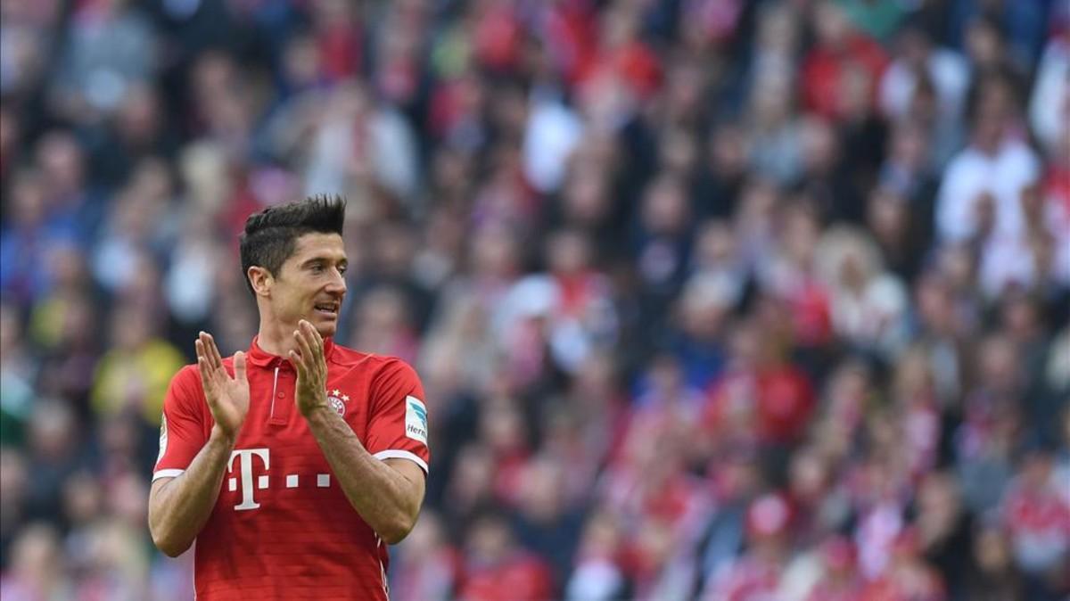 Lewandowski se perdió el partido de ida
