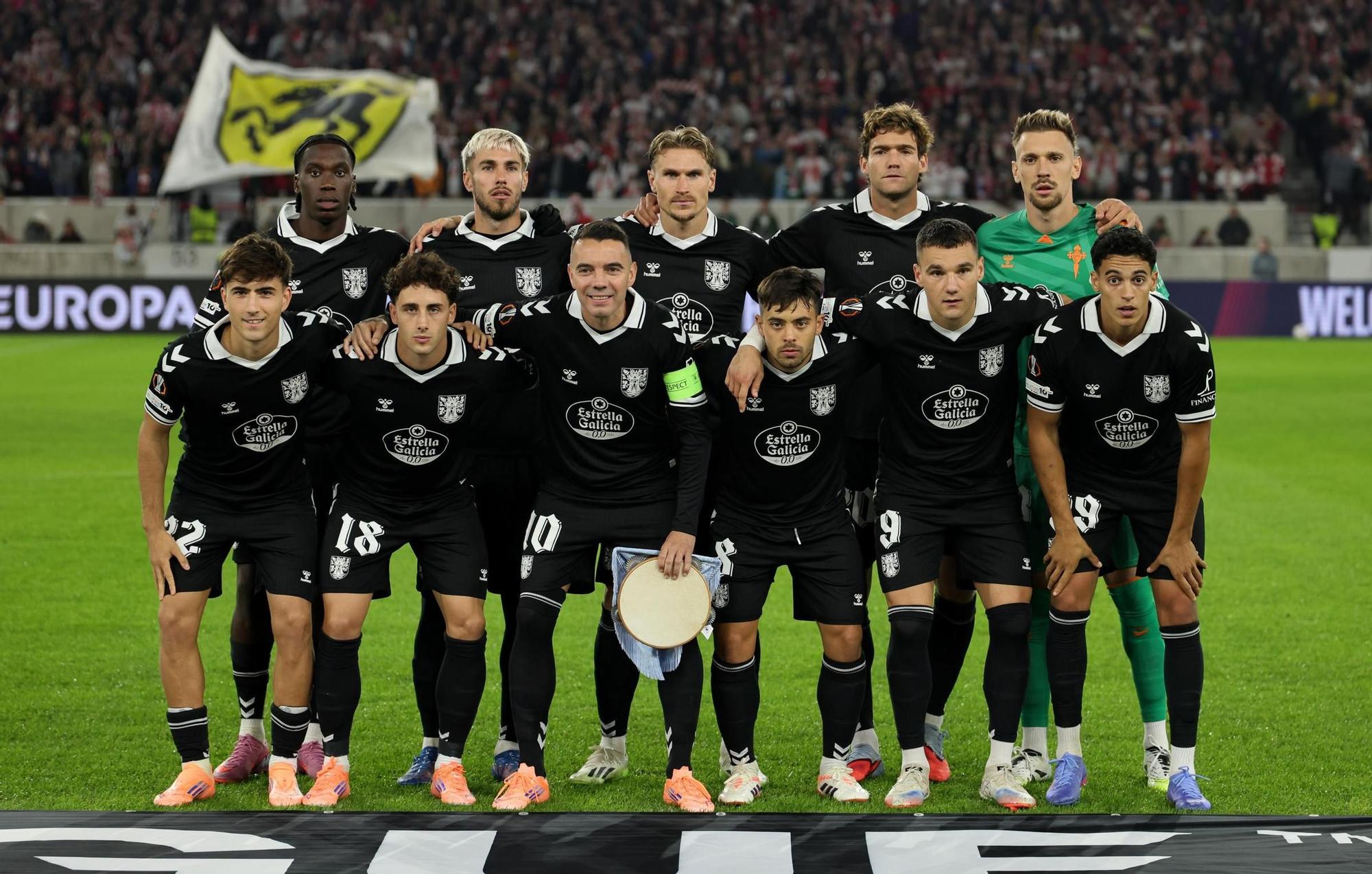 Las imágenes del debut del Celta en Europa League, frente al Stuttgart