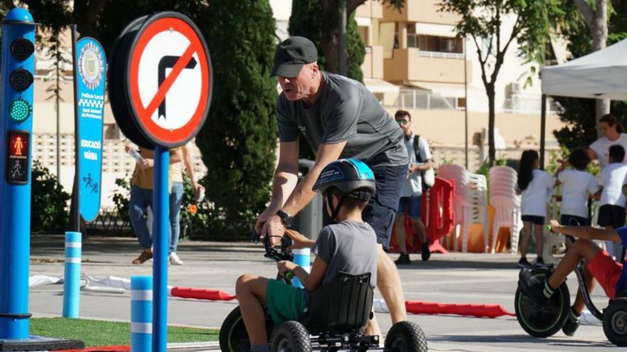 Una de las actividades fue el circuito de educación viaria. | A.E.