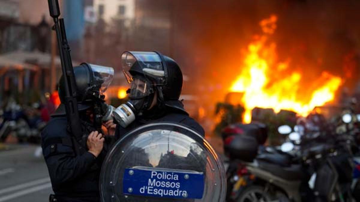 Guerrilla urbana en Barcelona.