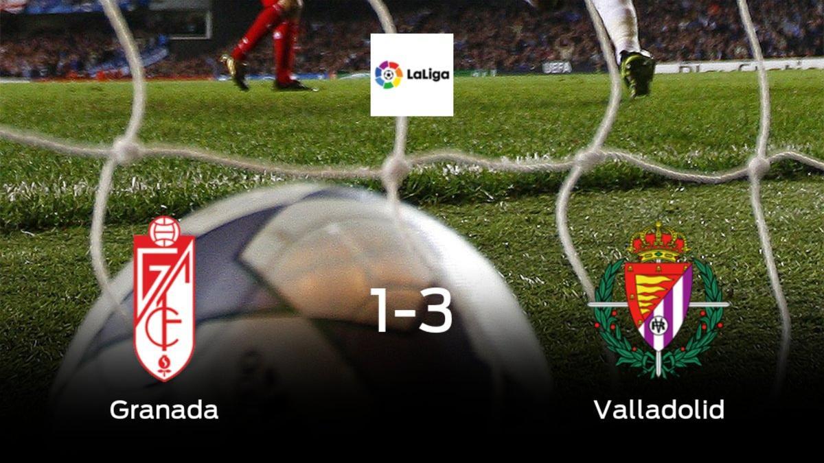 El Real Valladolid se impone al Granada y consigue los tres puntos (1-3)