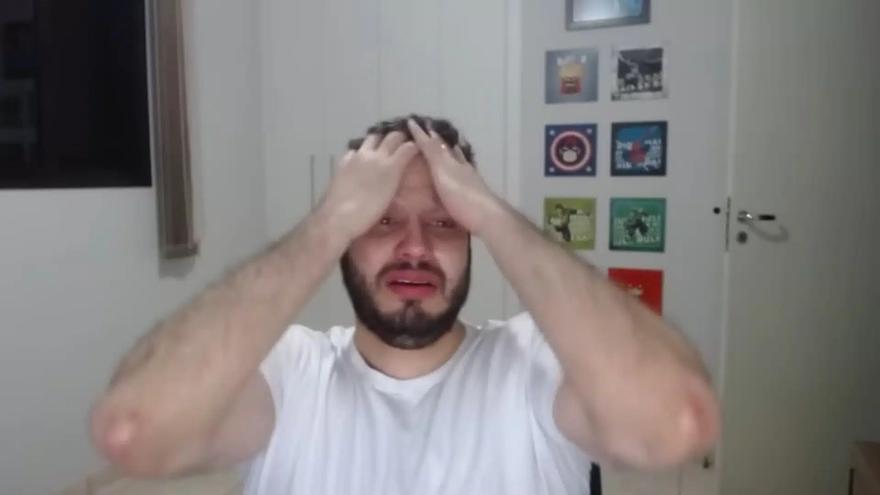 Un inversor de criptomonedas se lamenta en directo en Youtube tras un fallo que le hizo perder una gran cantidad de dinero