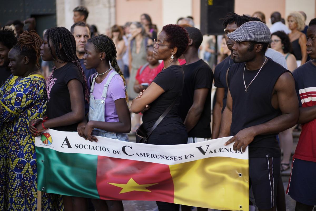 Miembros de la Asociación de Cameruneses de València