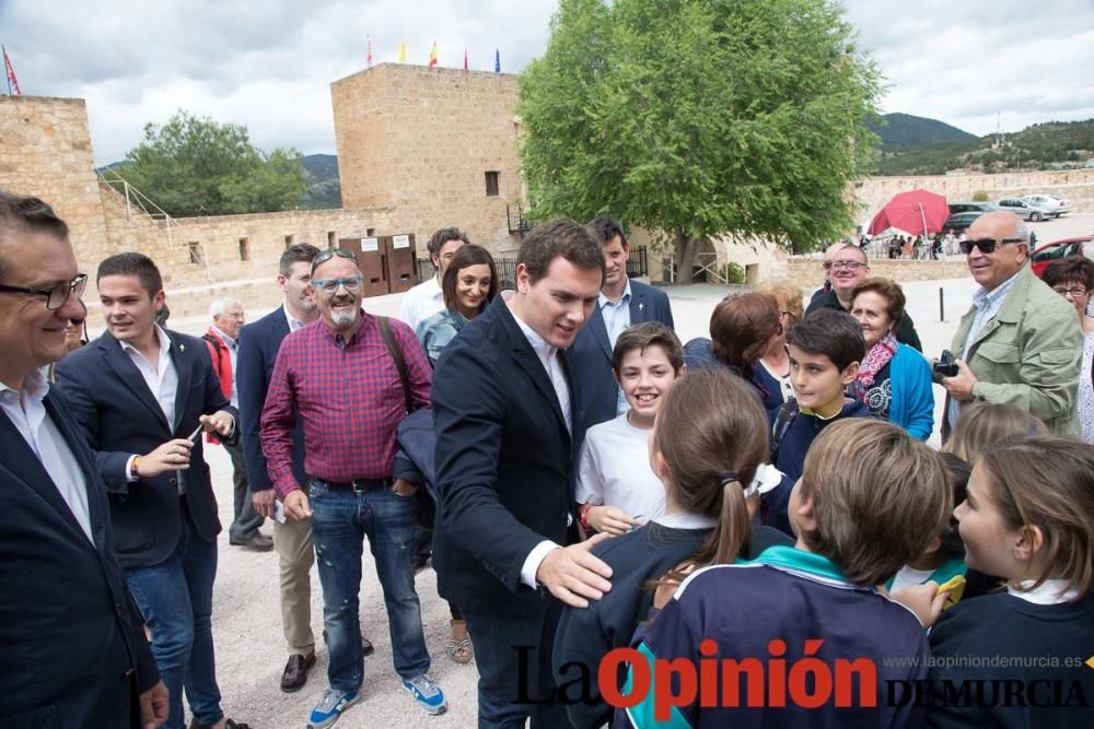 Visita de Albert Rivera a Caravaca