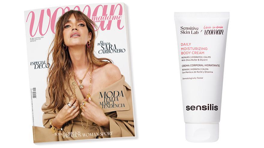 El número de Woman noviembre te invita a mimar tu piel con la crema corporal de SENSILIS
