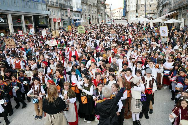 Los más pequeños protagonizan su 'Reconquistiña'