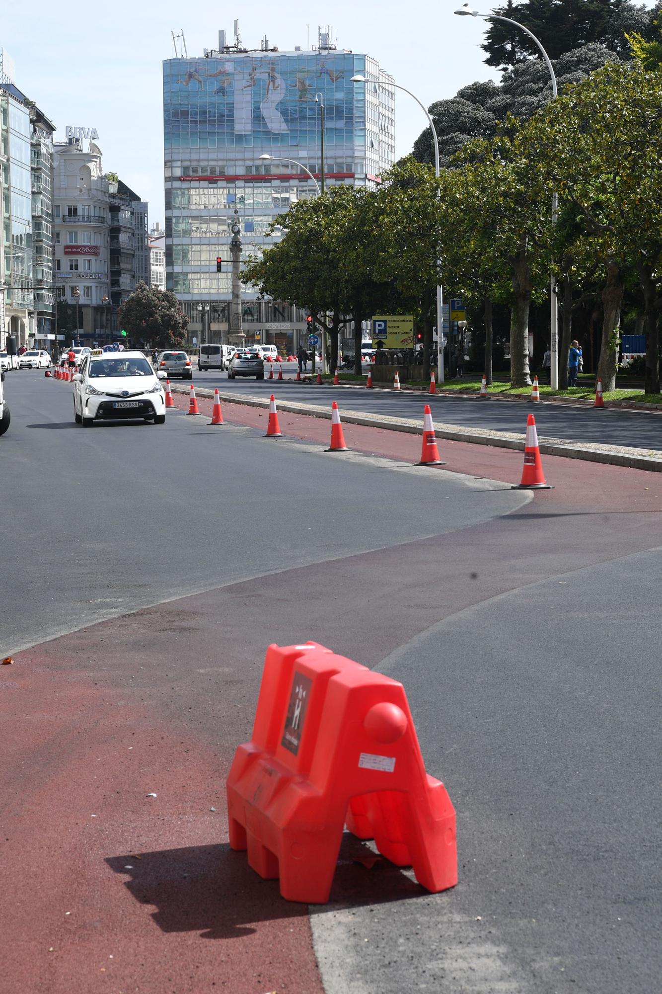 Así es el nuevo carril bici de los Cantones