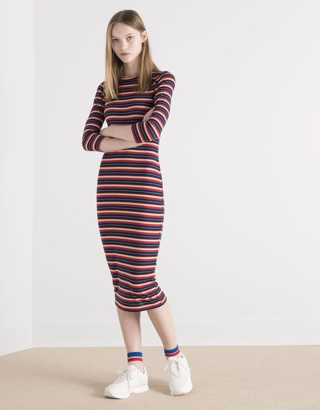 Vestido a rayas Pull & Bear (15,99€)