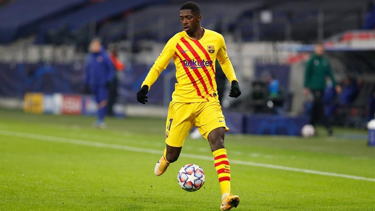 Dembélé contra el Huesca