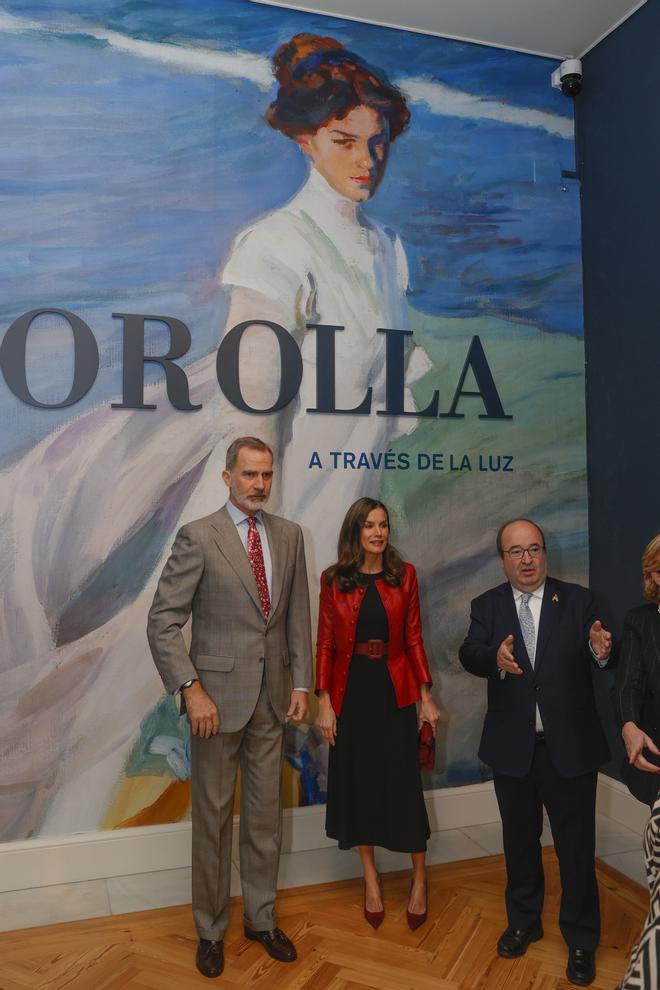 El rey Felipe VI y la reina Letizia en la exposición 'Sorolla a través de la luz'
