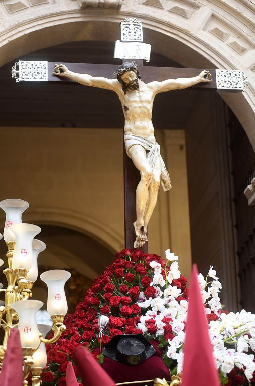 La procesión del Santísimo Cristo de la Misericordia de este Viernes Santo en Murcia, en imágenes