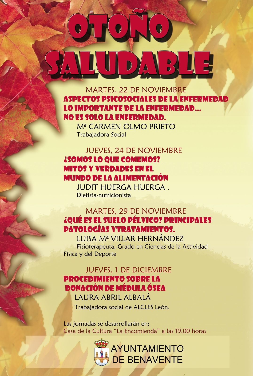 Programa del Otoño Saludable, en Benavente.