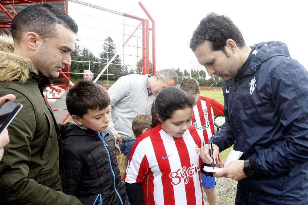 Entrenamiento del Sporting