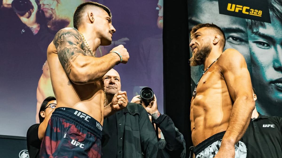 A qué hora pelea Joel Álvarez vs Yaroslav Amosov en UFC 328 y dónde ver su pelea en directo y por streaming