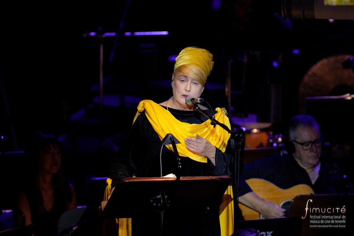 Lisa Gerrard durante el concierto.