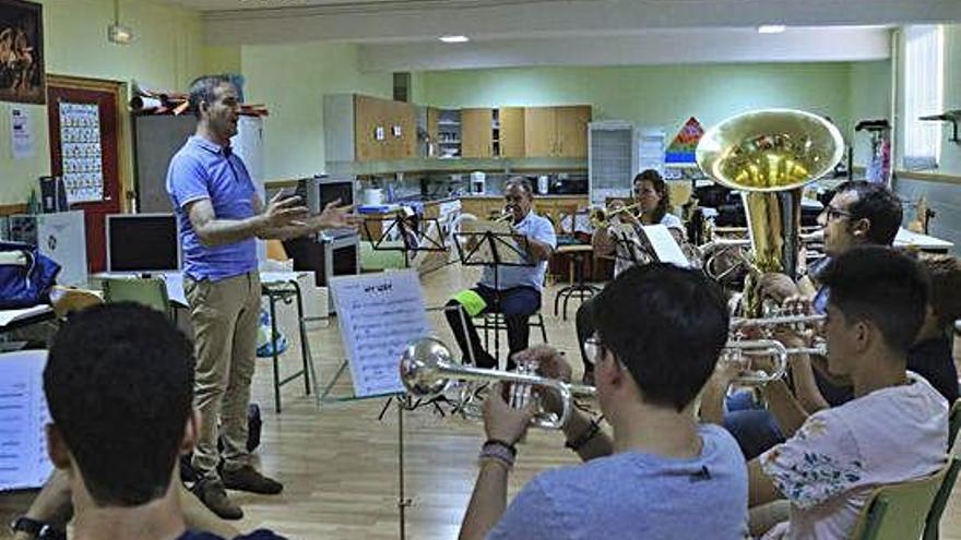 José Miguel Martín durante una clase.