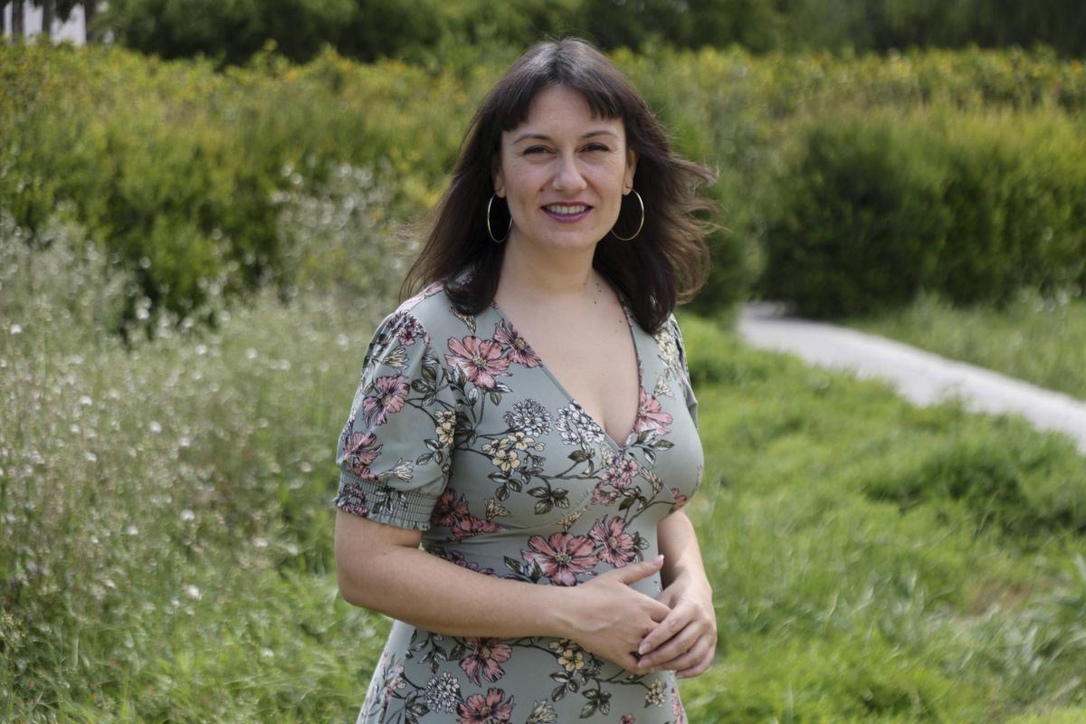 Bibiana Collado Cabrera, autora de 'Marcelino', en València esta semana.