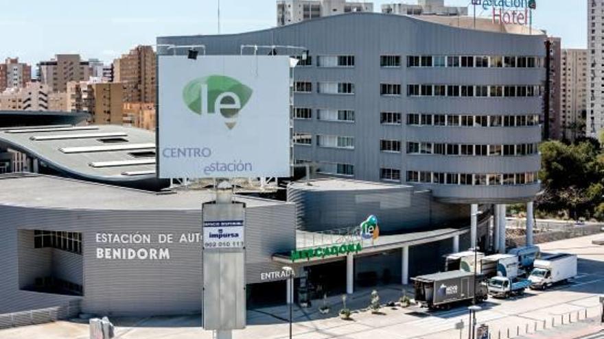 La estación de autobuses de Benidorm cuya concesión sigue en manos de Ortiz.