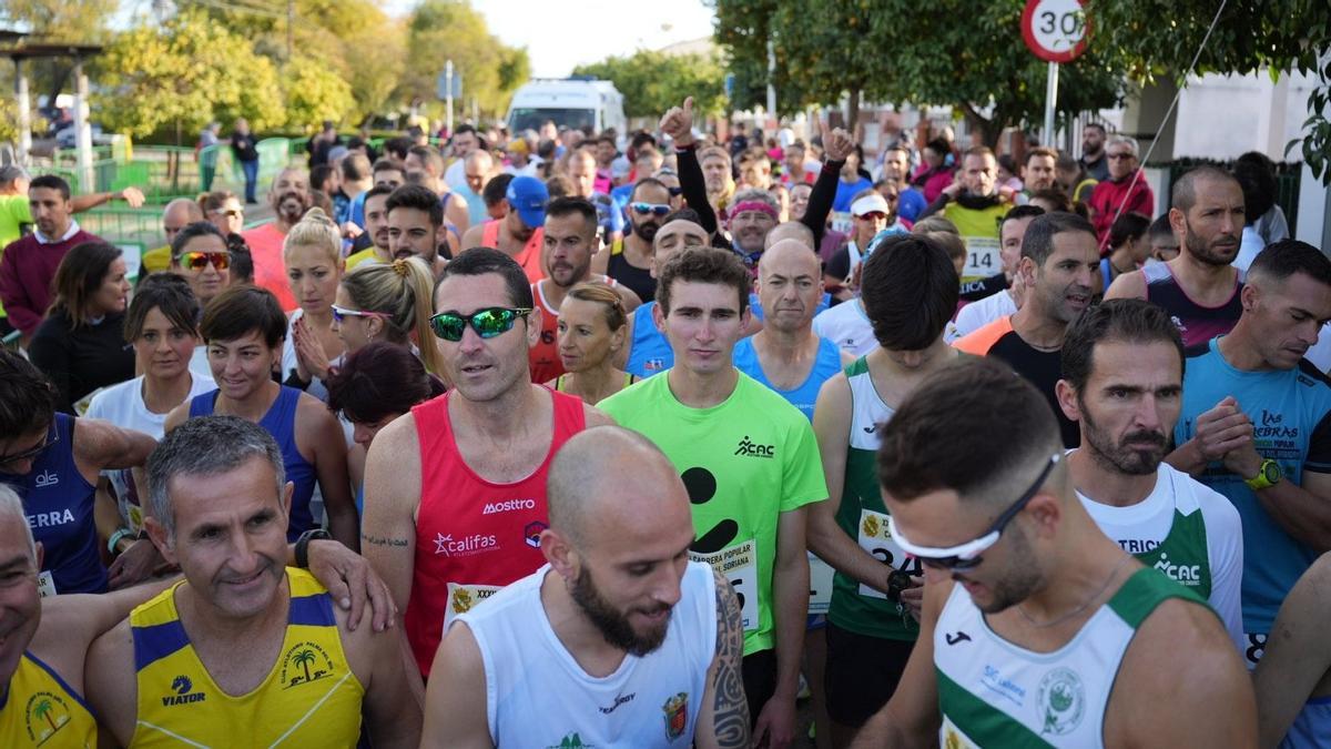 Participantes en una prueba del Circuito de Carreras Populares.