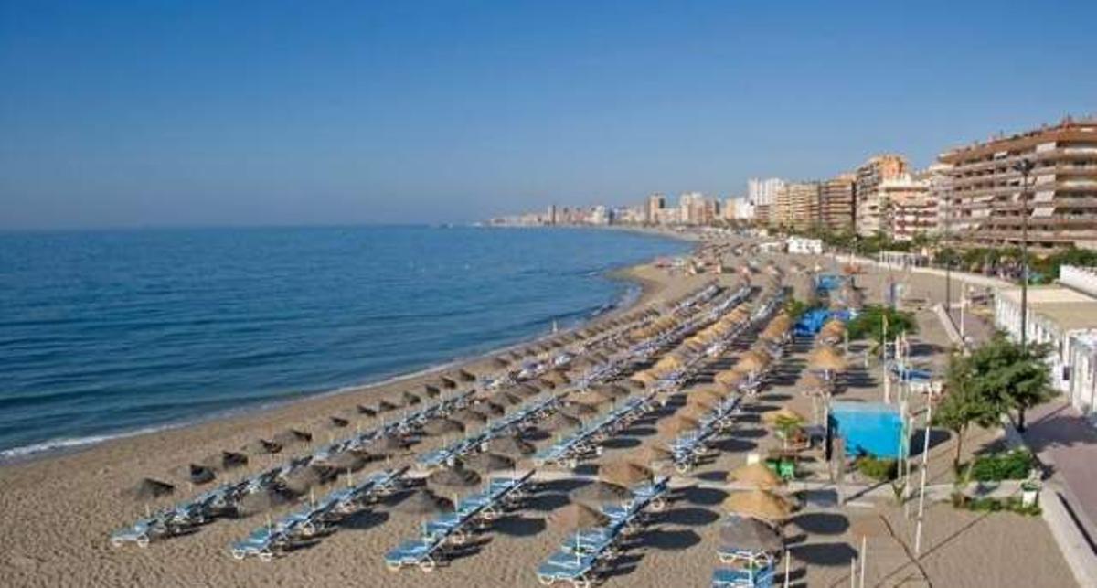 Playa Carvajal, en Fuengirola