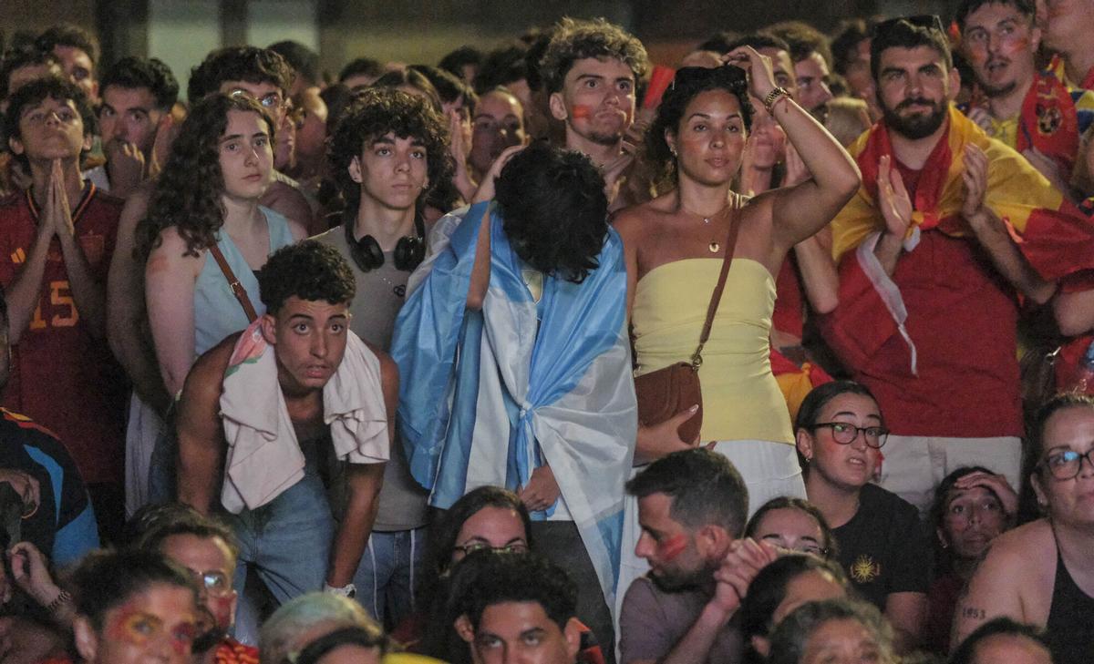Final del Mundial España - Argentina en La Plaza de la Música Final del Mundial España - Argentina en La Plaza de la Música
