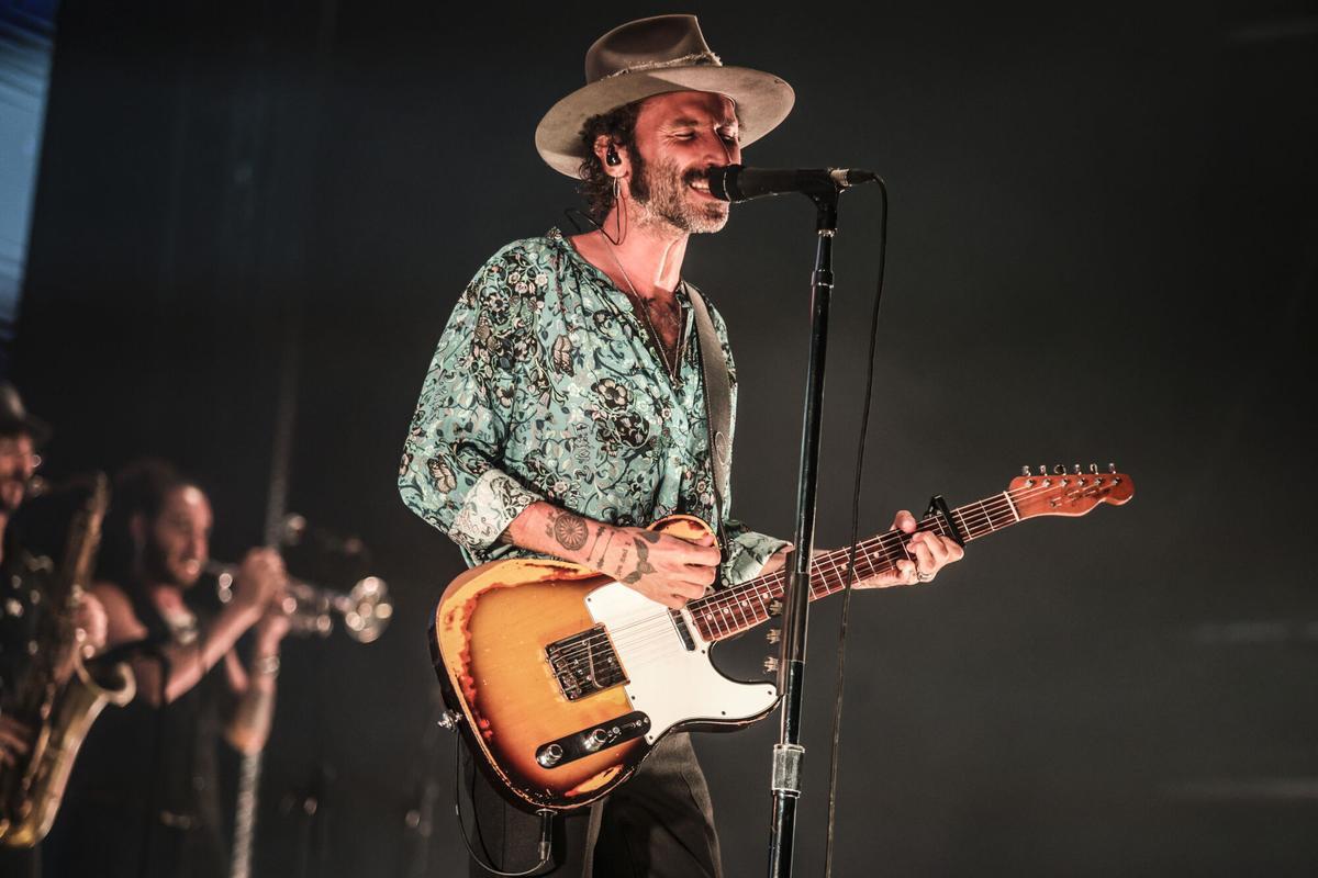 Leiva en el concierto de Oviedo de 2022.