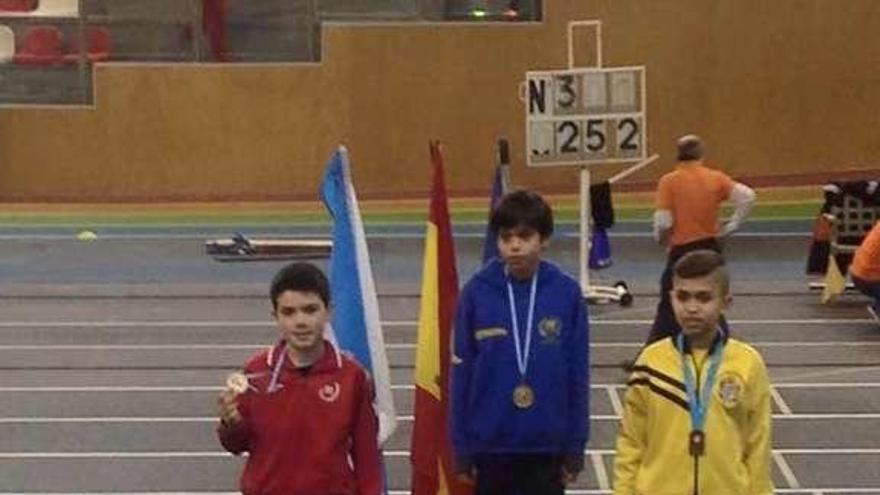 Sergio Prieto fue plata en los 1.000 metros.