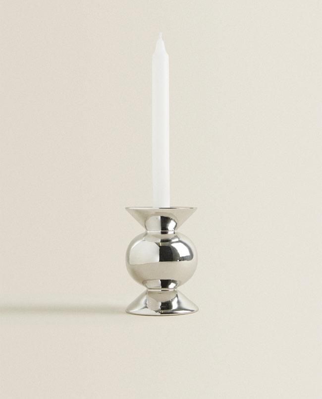 Candelabro con forma redondeada