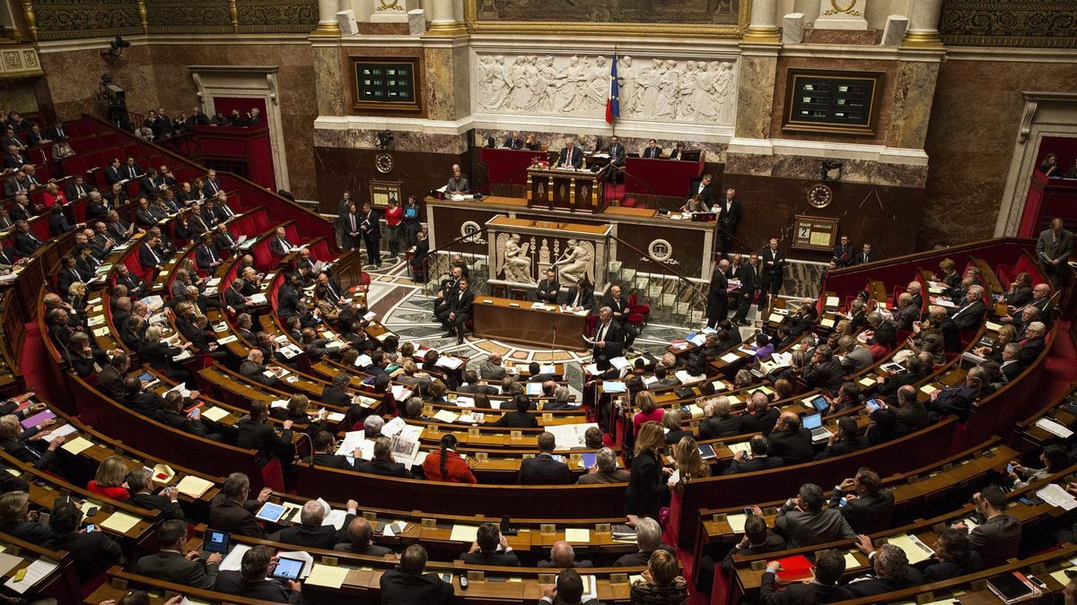 Debate en la Asamblea Nacional francesa.