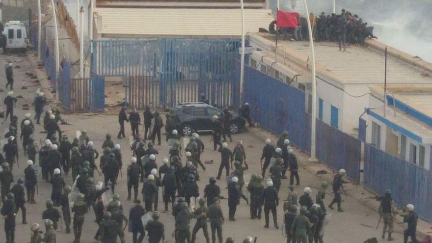 Video del gobierno marroquí del asalto a la valla de Melilla