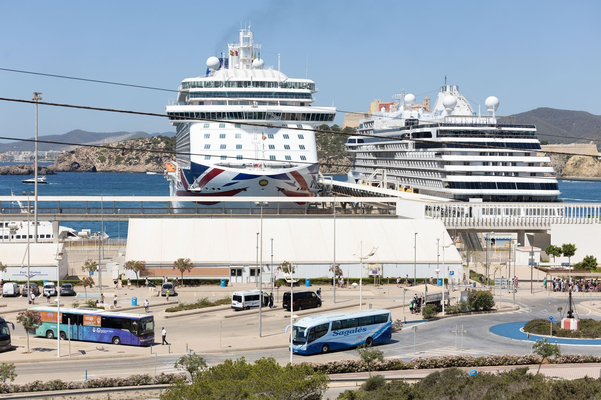 Galería: Portesta contra  los cruceros en Ibiza