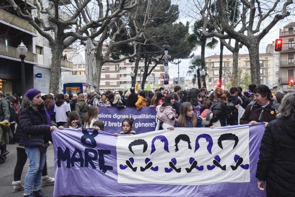 Manifestació feminista del 8M a Manresa