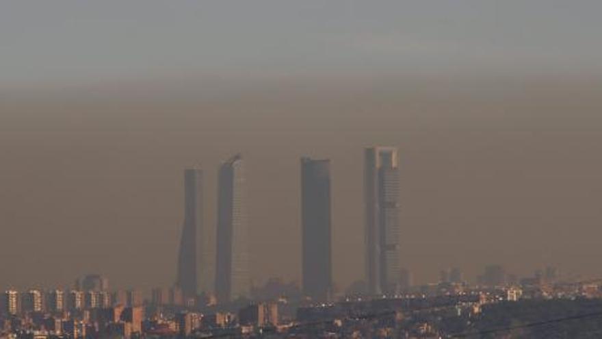 Imagen del cielo de Madrid en 2011.