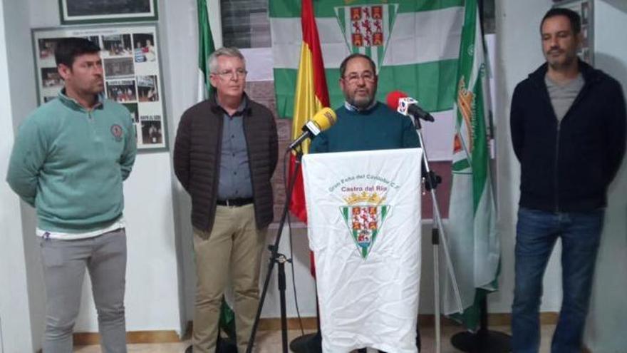 Intervención de Cristóbal Gálvez, presidente de la Gran Peña del Córdoba CF de Castro del Río.