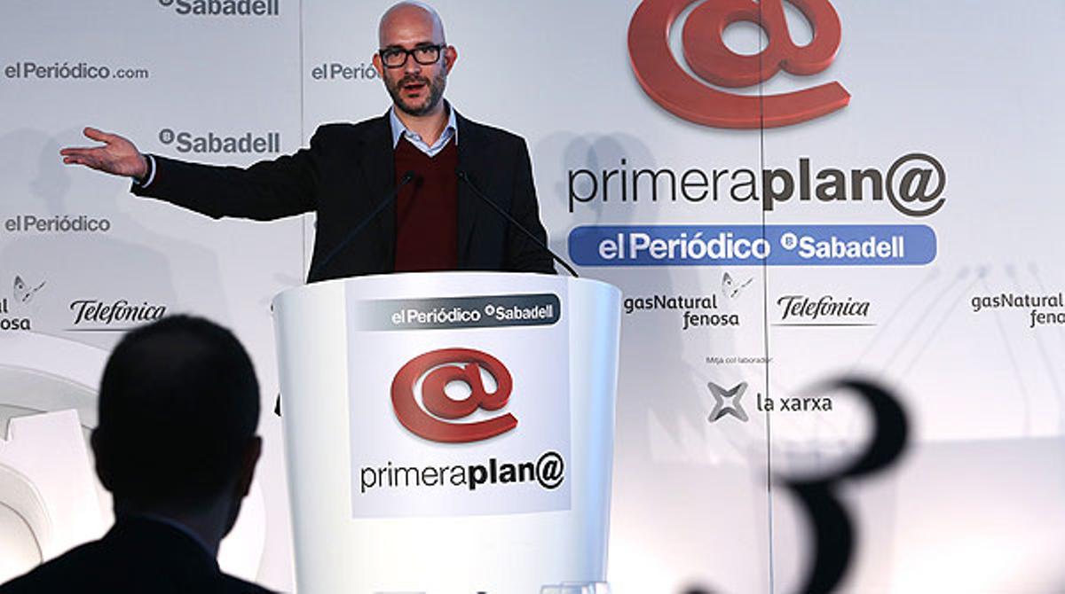 Fòrum de debat Primera Plana amb Carlos Domingo, president de Telefónica I + D.