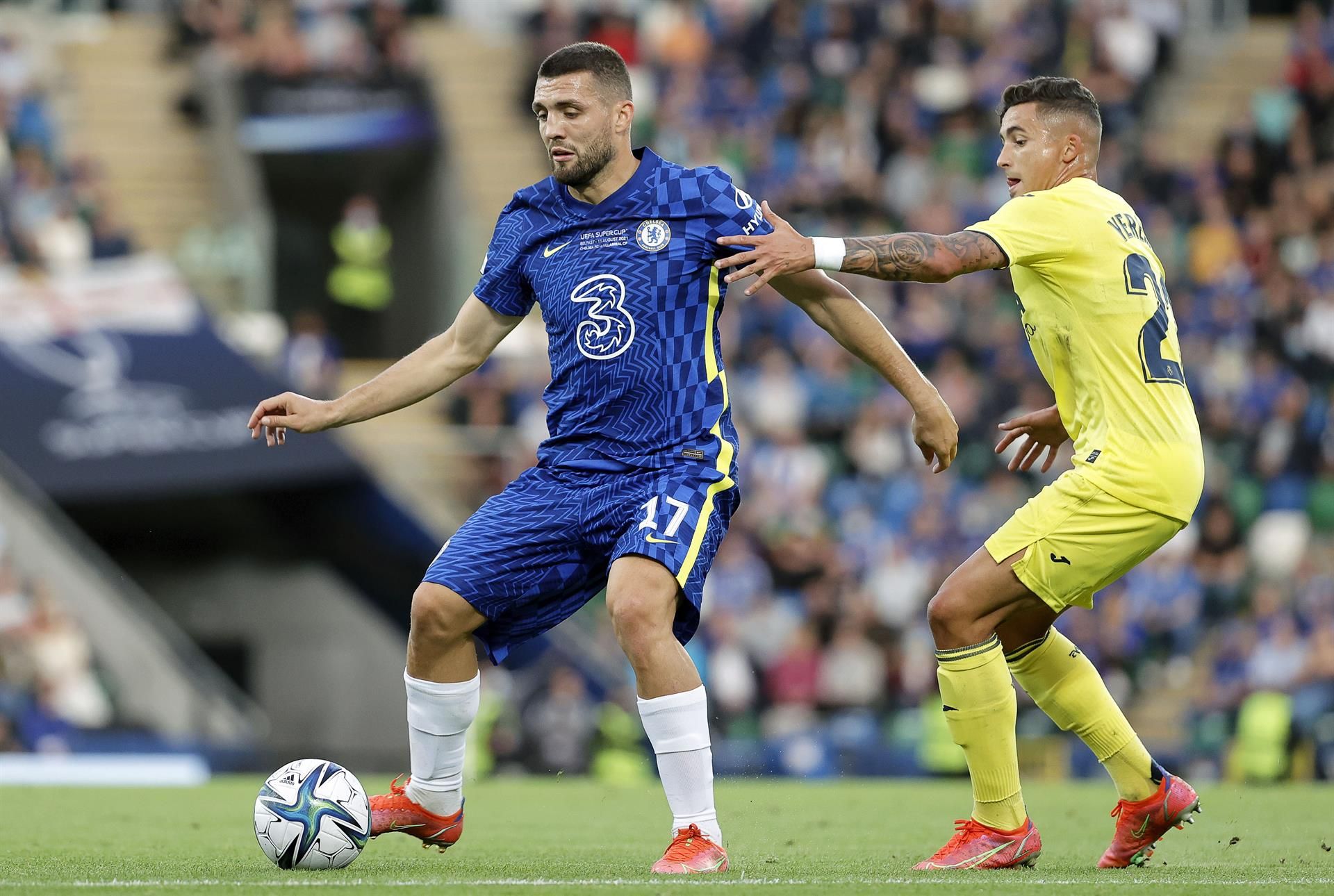 La histórica final de la Supercopa de Europa en imágenes