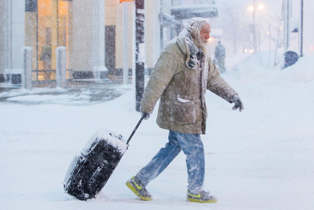 Efectes del temporal de fred a Buffalo