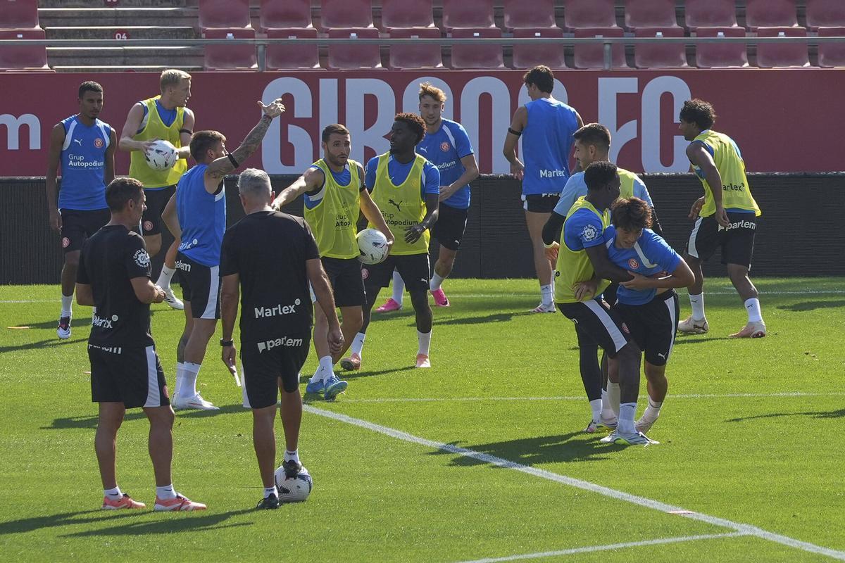 Les millors imatges de l'entrenament del Girona FC