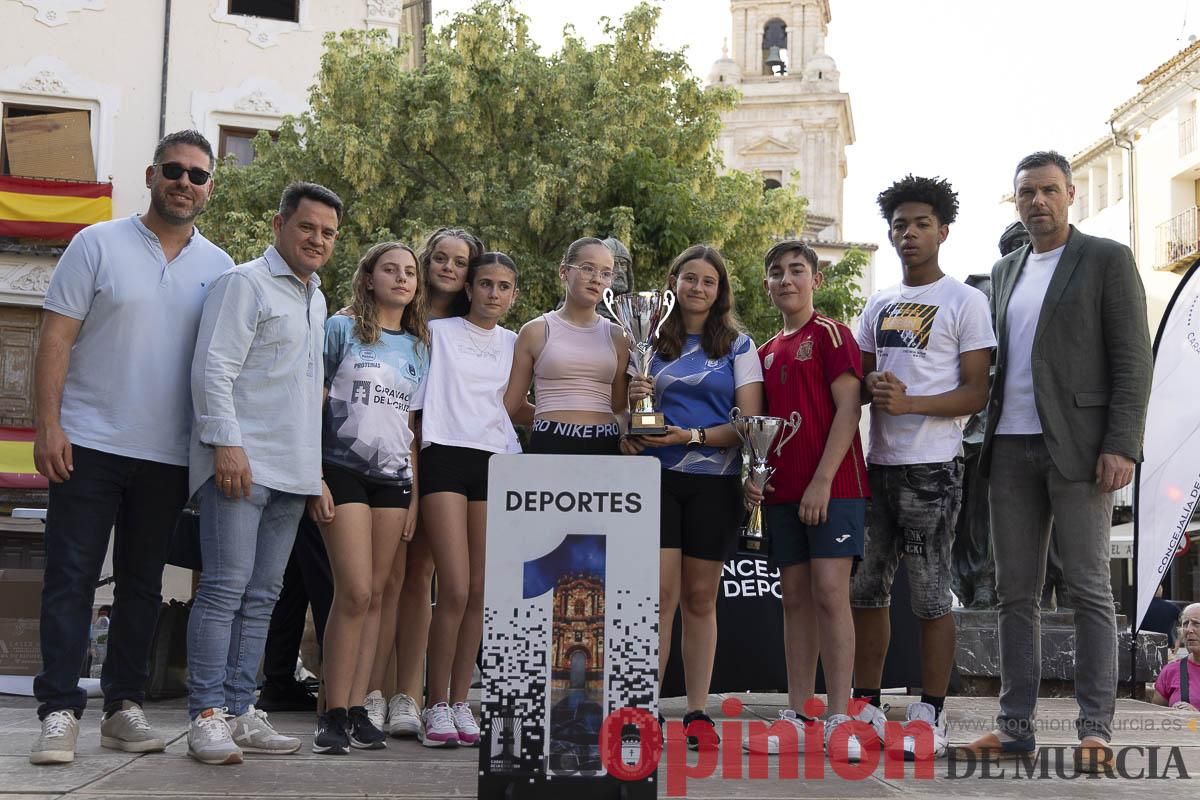 Clausura de las Escuelas Municipales Deportivas de Caravaca