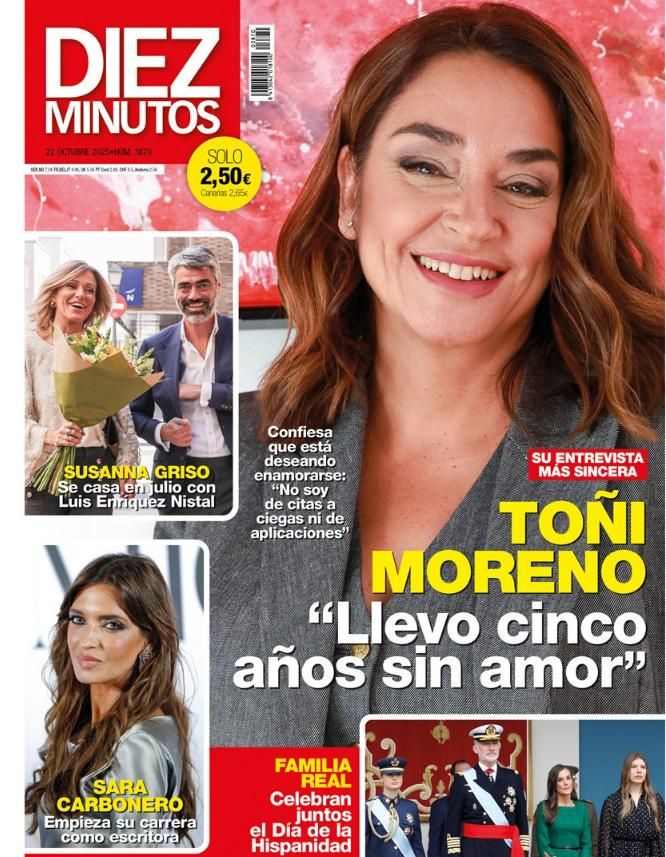 Portada 'Diez Minutos, miércoles 15 de octubre