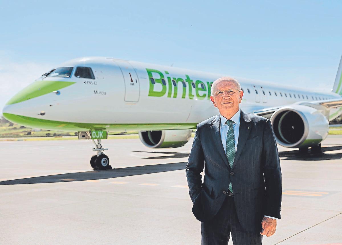 Rodolfo Núñez, presidente y principal accionista de la aerolínea canaria Binter