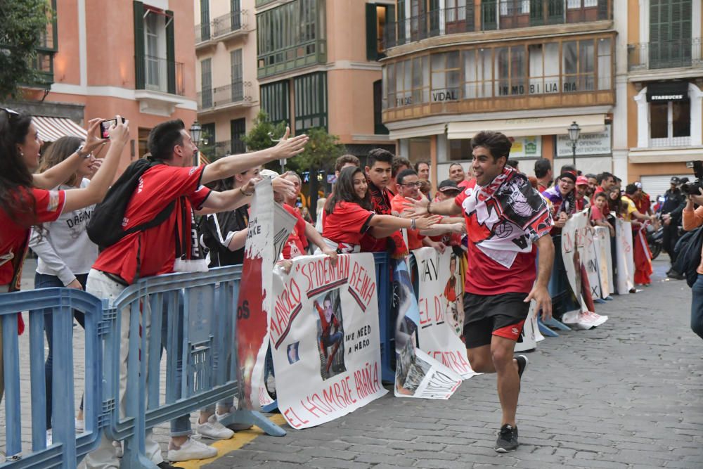 Recibimiento a los héroes del Mallorca