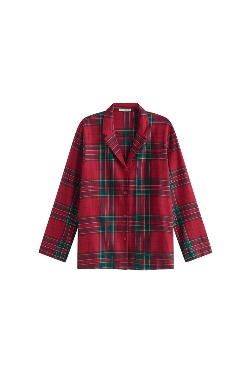 Camisa de pijama de algodón de Oysho. (Precio: 19,99 euros)