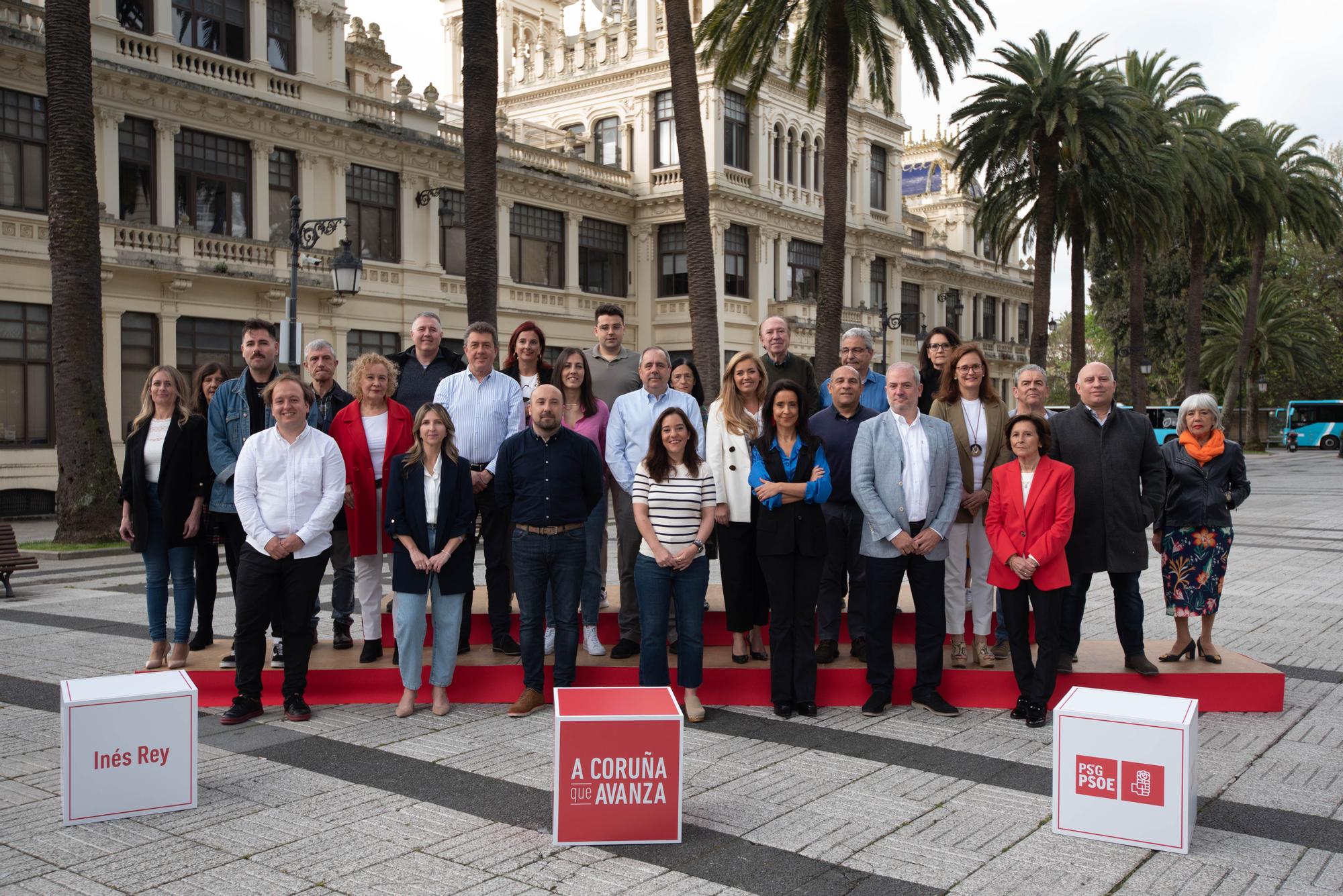 Elecciones municipales A Coruña | Presentación de la candidatura del PSOE