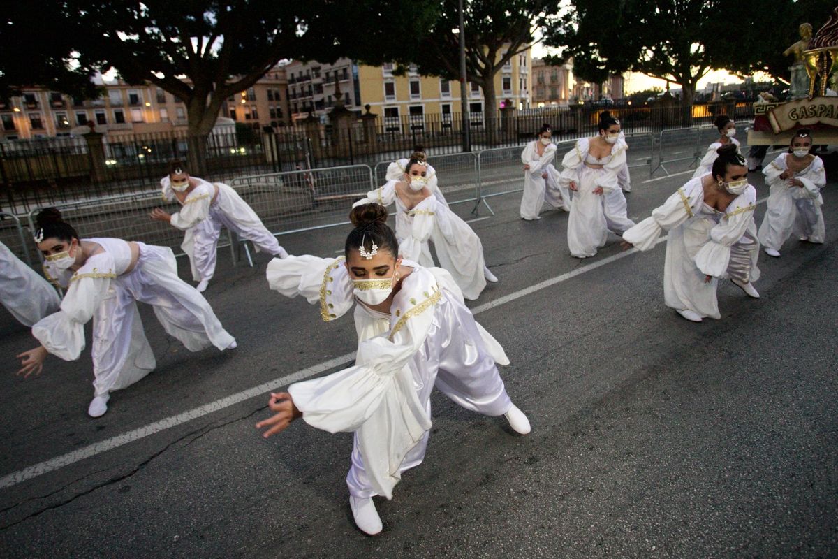 Cabalgata estática de los Reyes Magos en Murcia