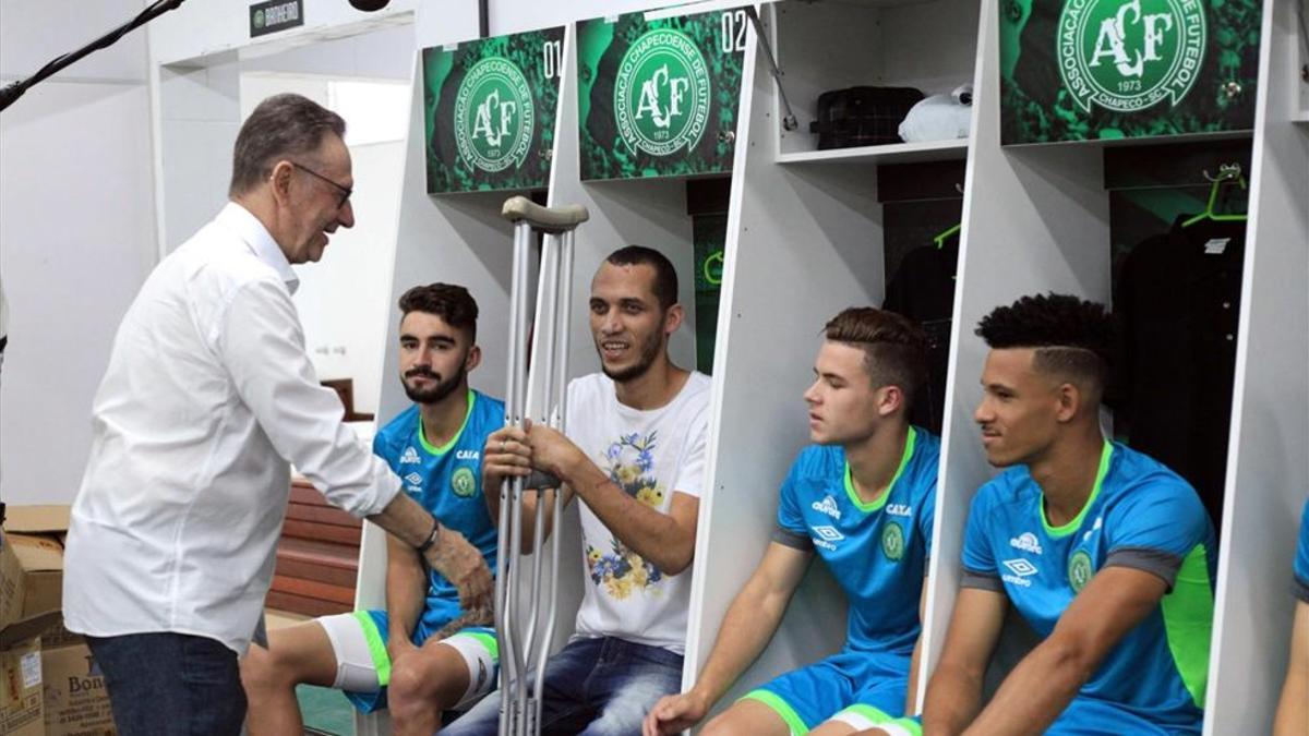 La plantilla del Chapecoense jugará un amistoso en tierras ecuatorianas