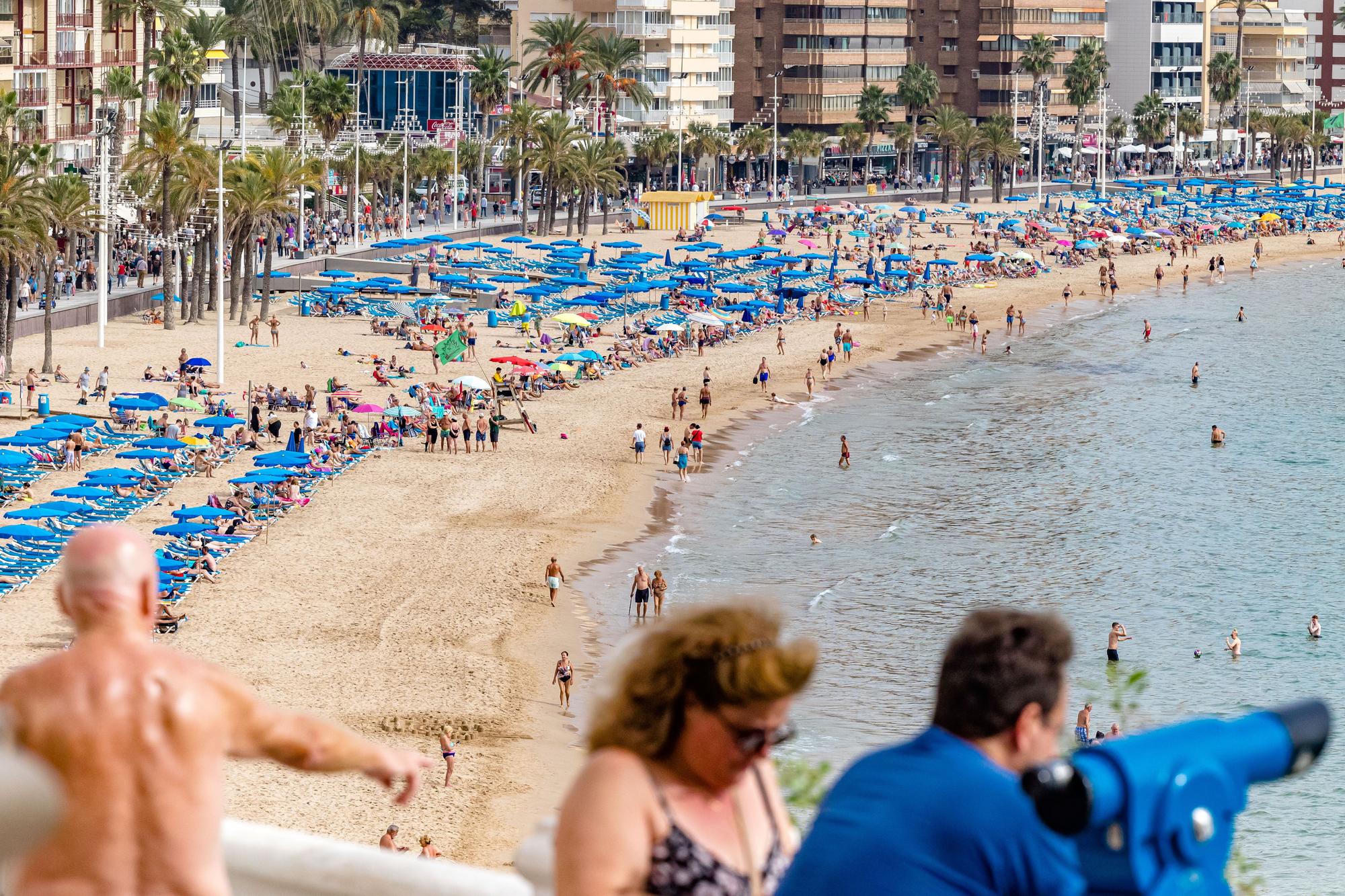 Imágenes de verano en pleno otoño.