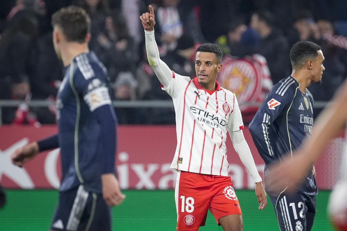 Ounahi, el mejor jugador del Girona contra el Madrid