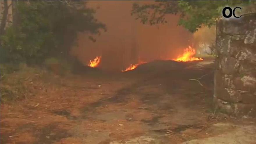 Estabilizado el incendio de Monforte de Lemos en Lugo