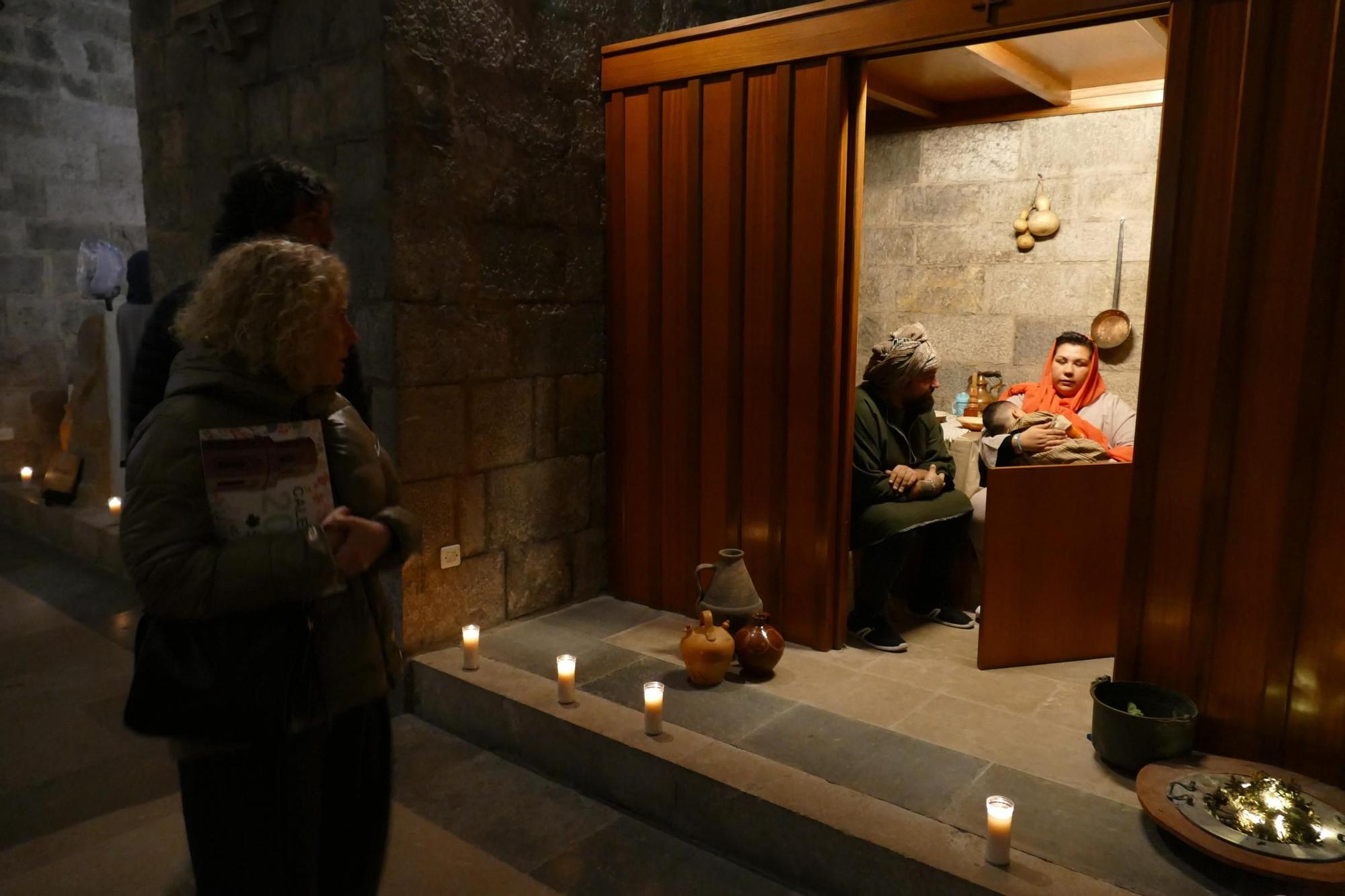 Èxit d'assistència al Pessebre Vivent de l'Església de Sant Pere de Figueres